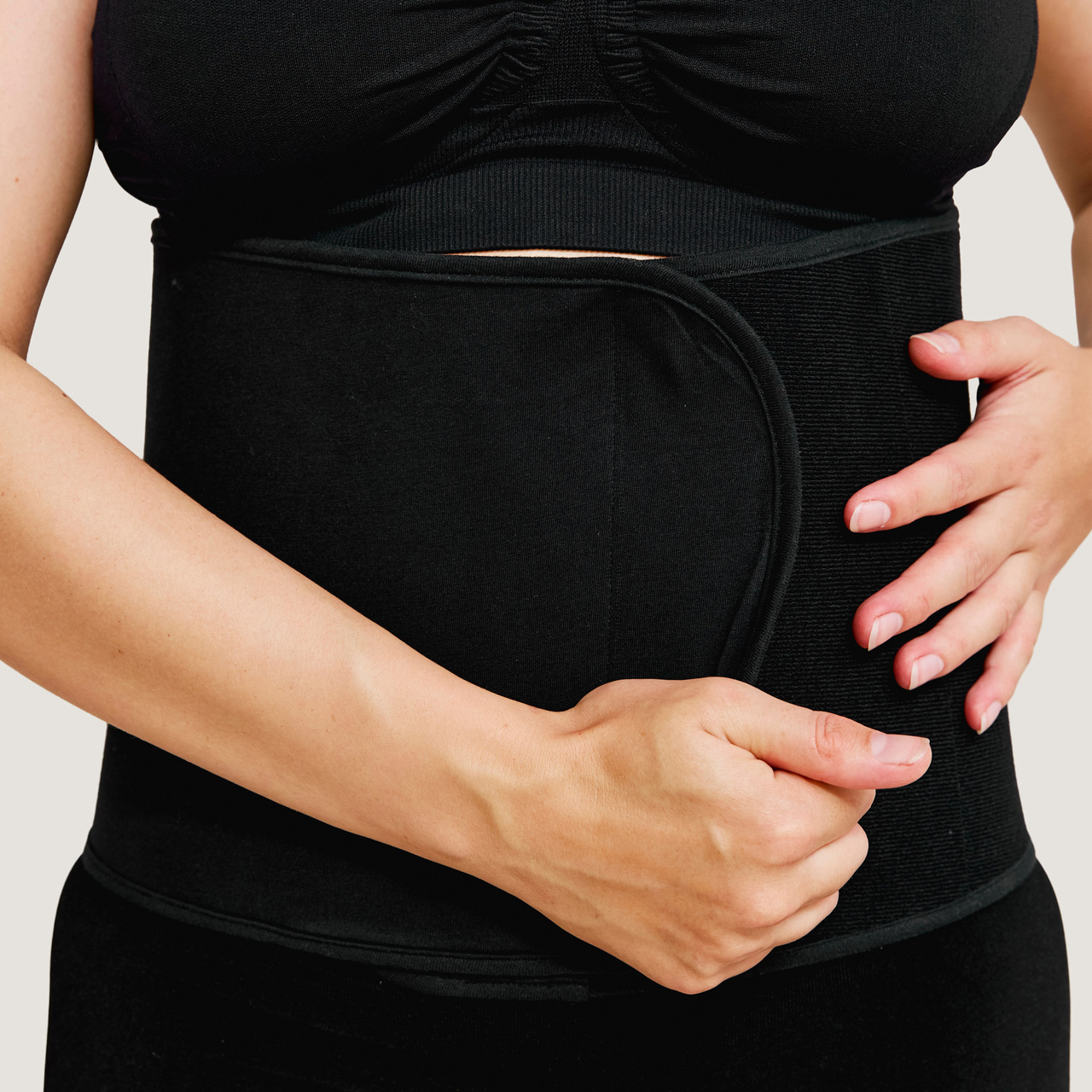 Belly Binder eko svart S/M