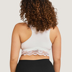 Crossover nursing bra white S