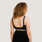 Gravid- och amningsbh Carri-Gel svart L