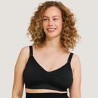 Gravid- och amningsbh Carri-Gel svart L