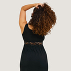 Gravid- och amningsnattlinne svart S