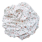 Krinklad filt blossom GOTS