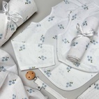 Bib with sleeves bluebell