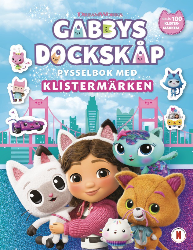 Gabbys dockskåp: Pysselbok med klistermärken