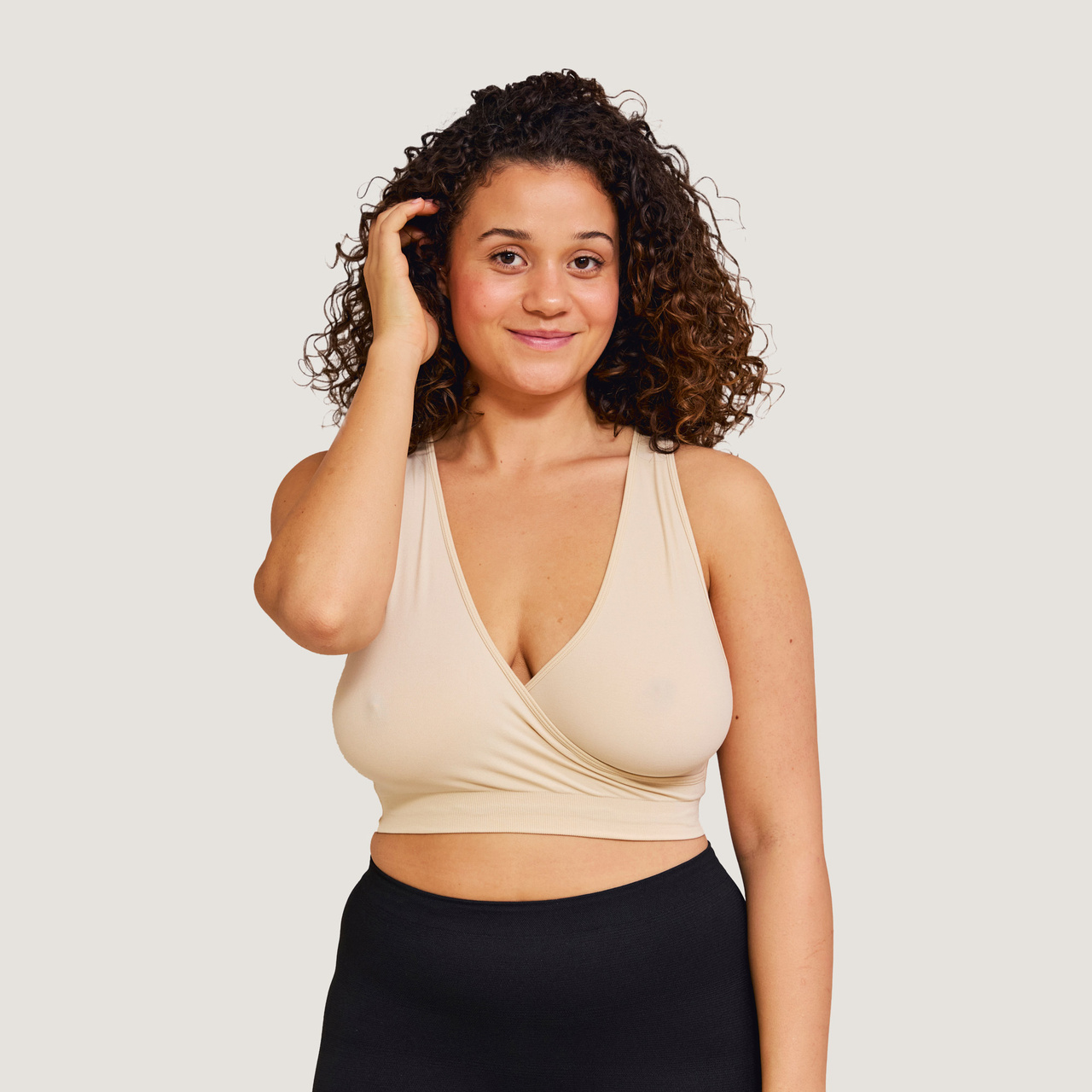 Gravid- och amningsbh comfi-cool honey S/M