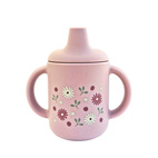 Pipmugg silikon pale mauve flowers