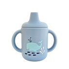 Sippy cup silicone cloud blue ocean