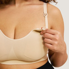 Padded Maternity & Nursing bra honey S