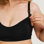Padded Maternity & Nursing bra black S