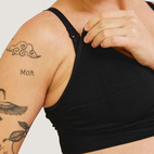Padded Maternity & Nursing bra black S