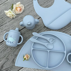 Sippy cup silicone cloud blue ocean