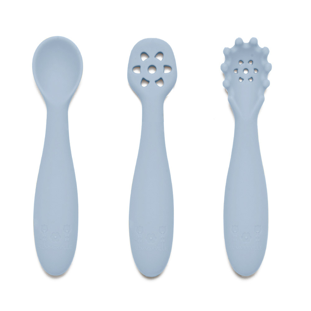 Nybörjarskedar silikon cloud blue