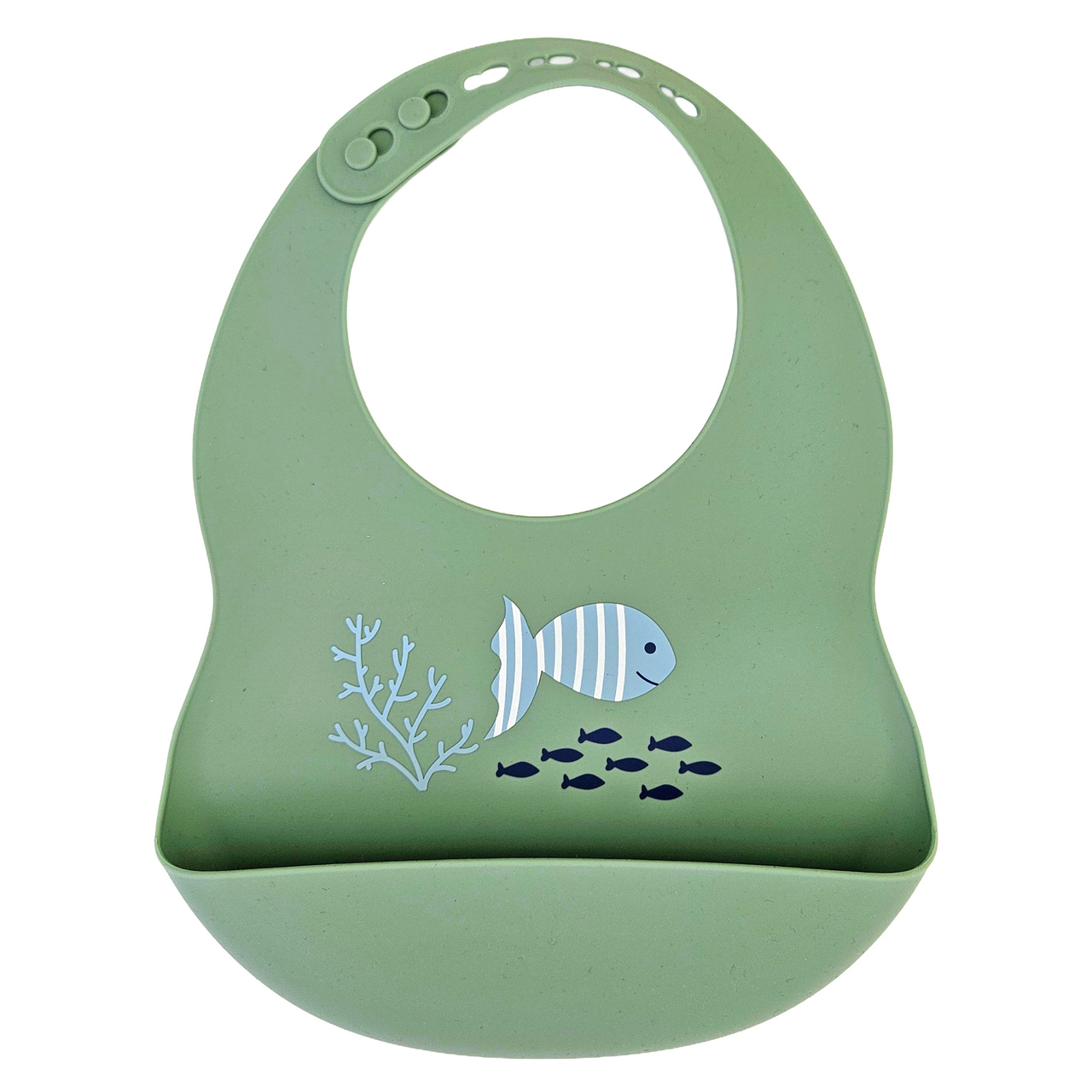 Haklapp silikon cameo green ocean
