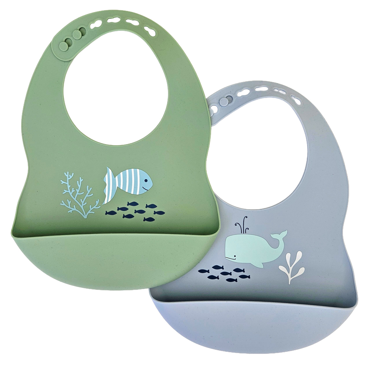 Haklapp silikon 2-pack ocean