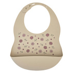 Bib silicone sandshell flowers