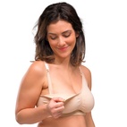 Maternity & nursing bra honey