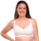 Organic Maternity & Nursing bra white