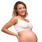 Organic Maternity & Nursing bra white
