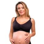 Vadderad gravid- och amningsbh Carri-Gel svart
